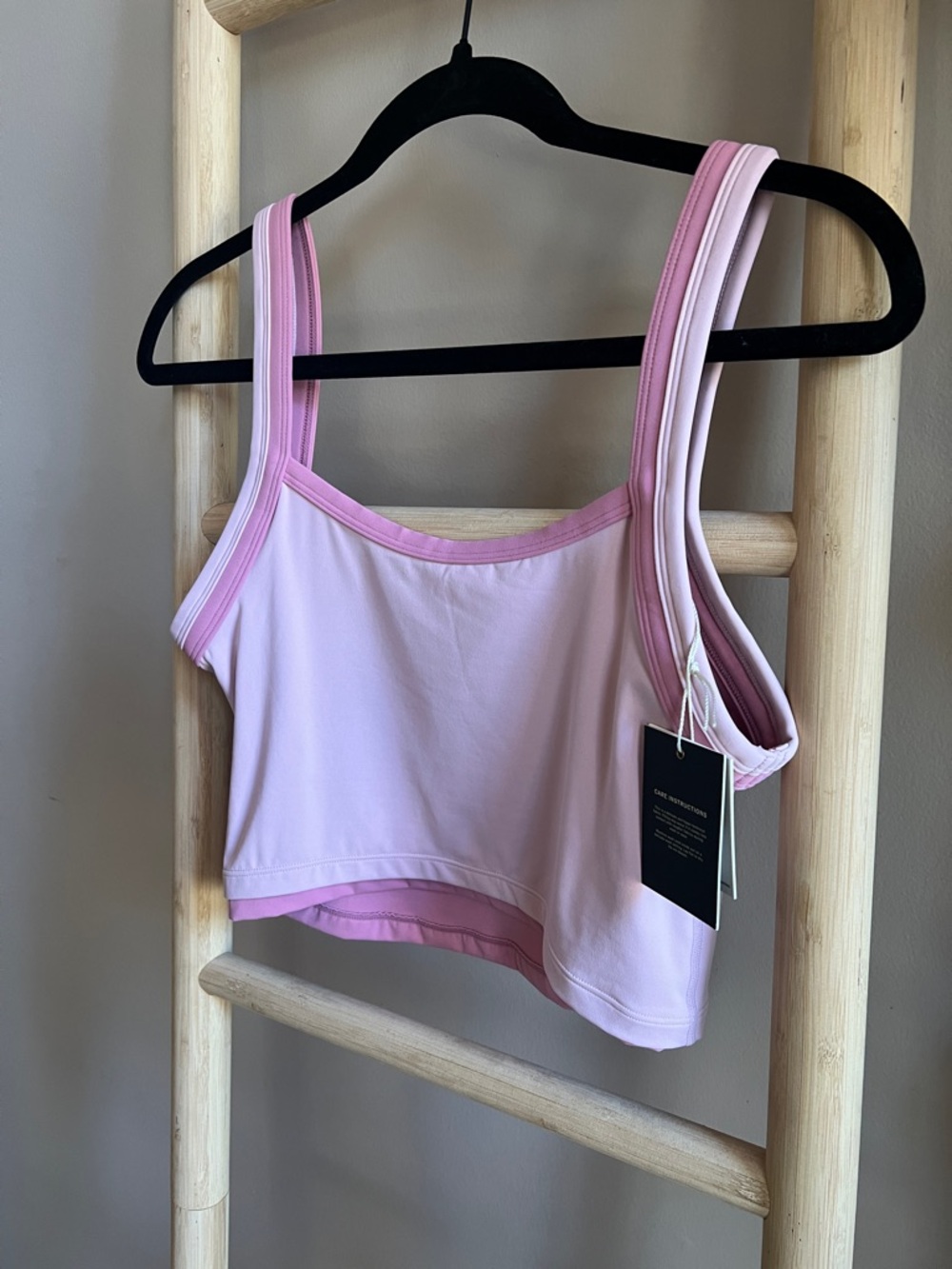 Set Active Airluxe Breathe Contrast Double Strap Tank - Picture 8 of 8